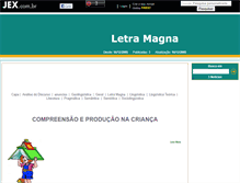 Tablet Screenshot of letramagna.jex.com.br