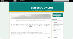 Desktop Screenshot of beisebolonline.jex.com.br