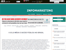 Tablet Screenshot of infomarketing2.jex.com.br