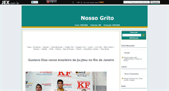 Desktop Screenshot of nossogrito.jex.com.br