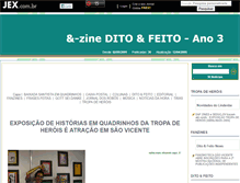 Tablet Screenshot of ditoefeito.jex.com.br