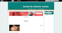 Desktop Screenshot of jornaldointerior.jex.com.br