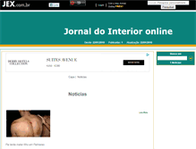 Tablet Screenshot of jornaldointerior.jex.com.br