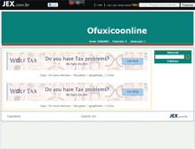 Tablet Screenshot of ofuxicoonline.jex.com.br