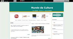 Desktop Screenshot of mundodacultura2.jex.com.br