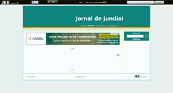 Desktop Screenshot of jornaldejundiai.jex.com.br