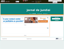 Tablet Screenshot of jornaldejundiai.jex.com.br