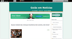 Desktop Screenshot of goiasemnoticias.jex.com.br