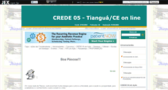 Desktop Screenshot of crede05tianguaceonline.jex.com.br