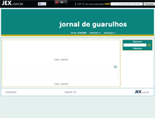 Tablet Screenshot of jornaldeguarulhos.jex.com.br