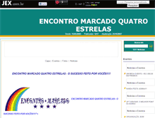 Tablet Screenshot of encontromarcadoquatroestrelas.jex.com.br