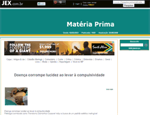 Tablet Screenshot of jornalmateriaprima.jex.com.br