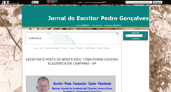 Desktop Screenshot of jornalescritor.jex.com.br