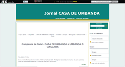 Desktop Screenshot of casadeumbanda.jex.com.br