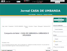 Tablet Screenshot of casadeumbanda.jex.com.br