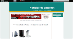 Desktop Screenshot of noticiasdainternet.jex.com.br