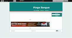 Desktop Screenshot of pingasangue.jex.com.br
