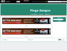 Tablet Screenshot of pingasangue.jex.com.br