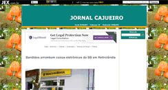 Desktop Screenshot of jornalcajueiro.jex.com.br