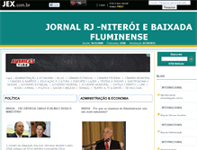 Tablet Screenshot of jornaldabaixadarj.jex.com.br