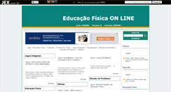 Desktop Screenshot of educacaofisicaonline.jex.com.br