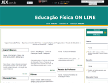 Tablet Screenshot of educacaofisicaonline.jex.com.br