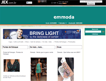 Tablet Screenshot of emmoda.jex.com.br